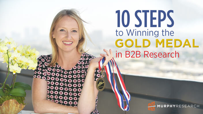 10 Steps to Winning the Gold Medal in B2B Research
