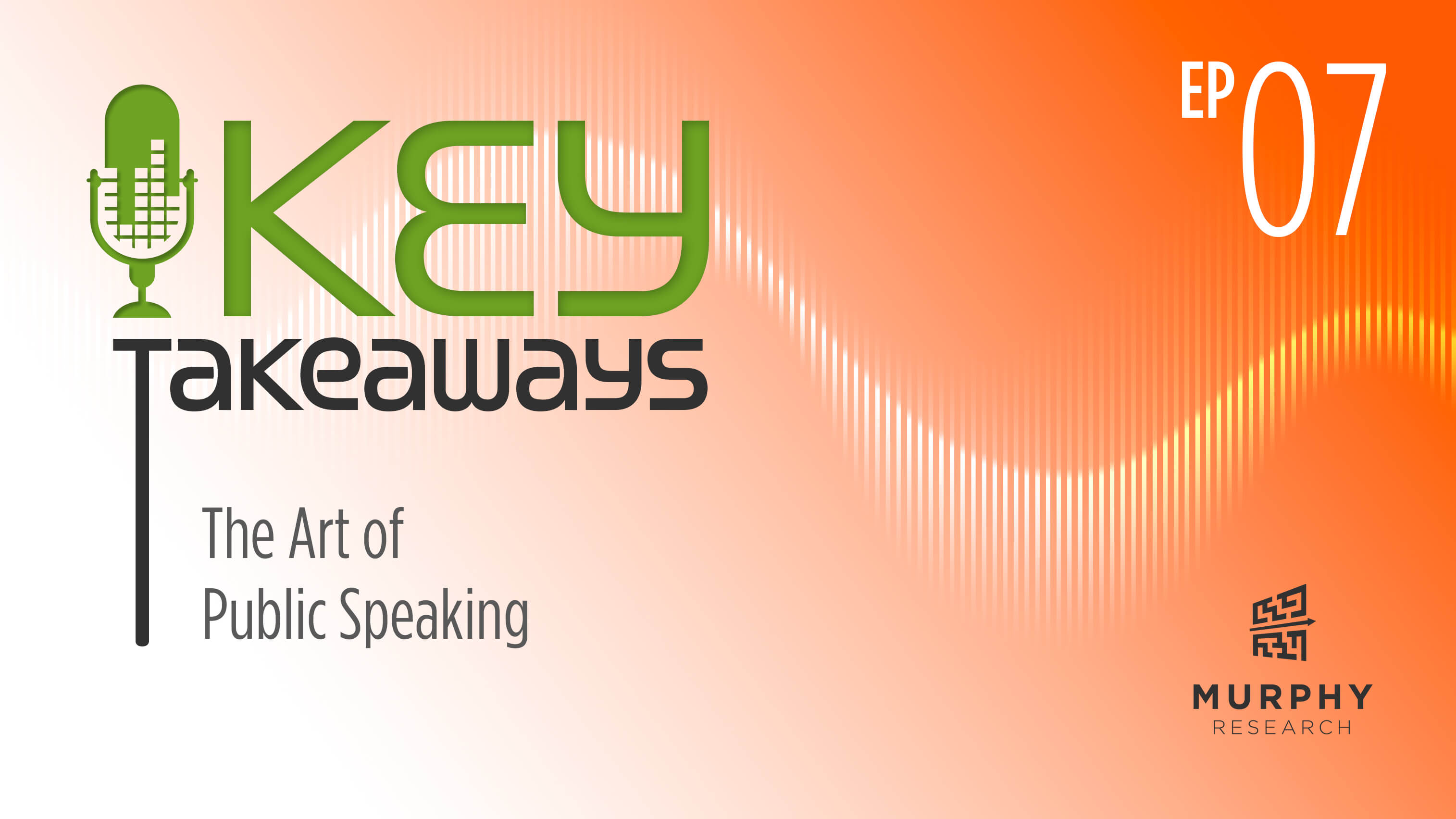 The Art of Public Speaking